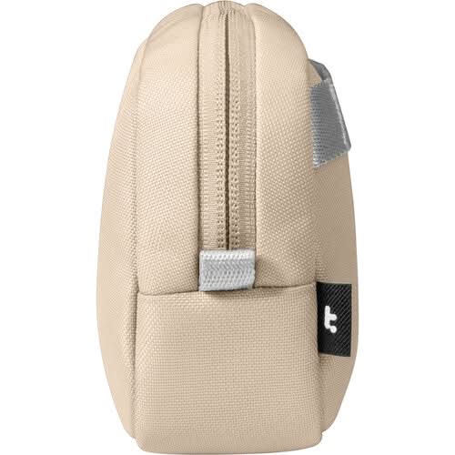 TOMTOC LIGHT-T12 ELECTRONIC ACCESSORY POUCH 1L-BEIGE