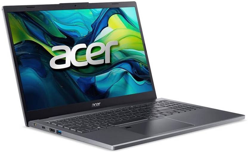 ACER ASPIRE 15 INTEL CORE 5-120U PROCESSOR LAPTOP (WINDOWS 11 HOME/16 GB/512 GB SSD) A15-51M WITH 39.6 CM (15.6 INCH) FULL HD IPS DISPLAY, BACKLIT KEYBOARD, FINGERPRINT READER, STEEL GRAY NX.KS7SI.001
