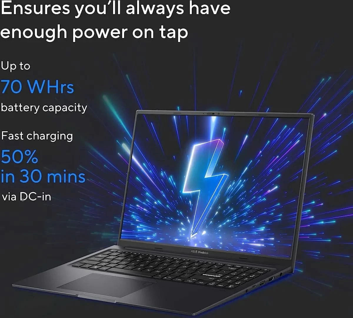 ASUS VIVOBOOK 16X 2023 K3605ZV-MB741WS LAPTOP (12TH GEN CORE I7/ 16GB/ 512GB SSD/ WIN11 HOME/ 8GB GRAPH)