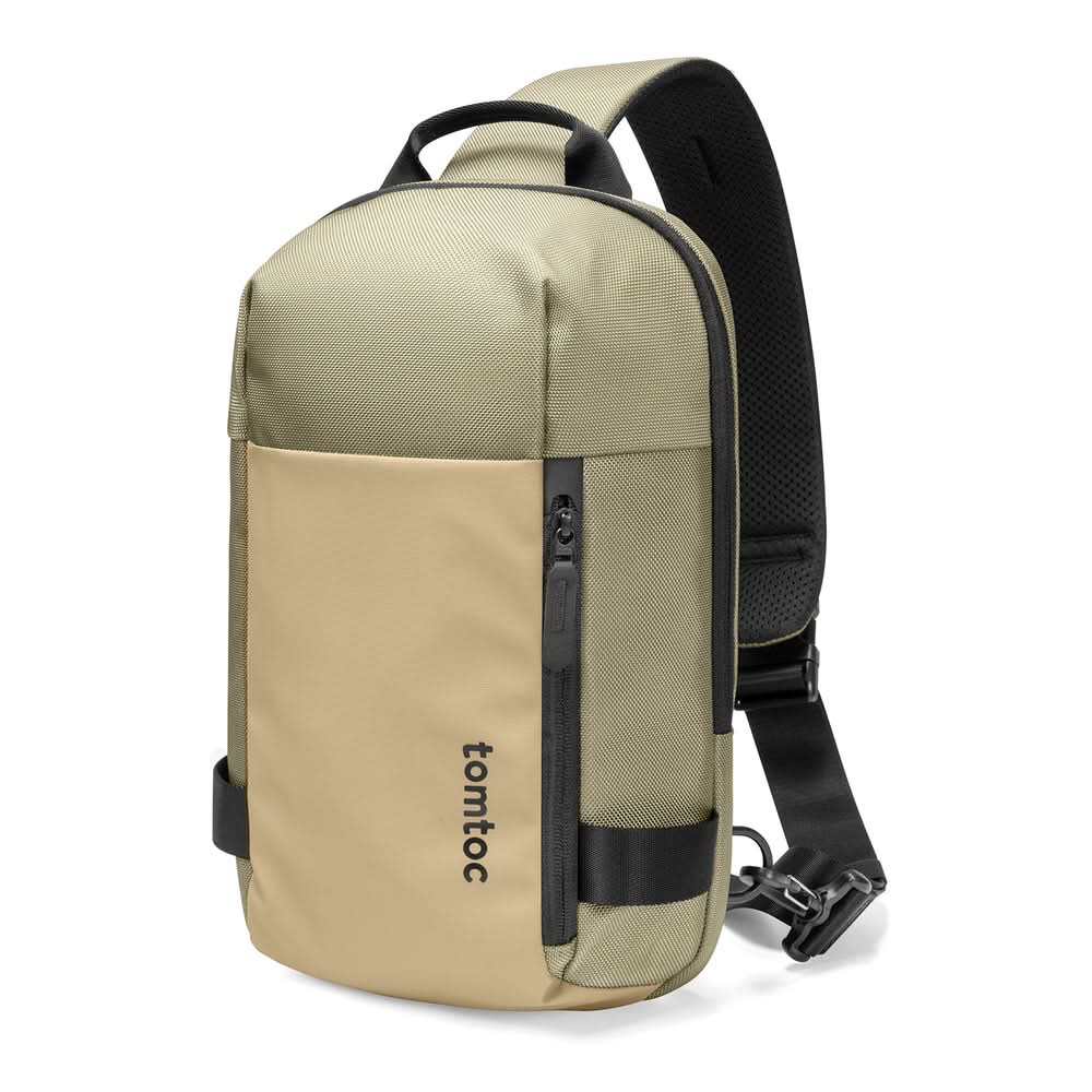 TOMTOC NAVIGATOR-T24 SLING BAG 14 INCH/7L-KHAKI
