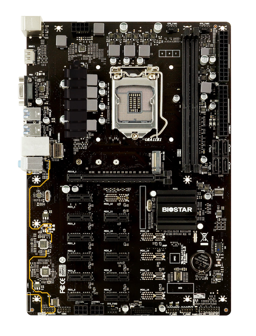 BIOSTAR TB360 BTC PRO INTEL LGA1151 MOTHERBOARD