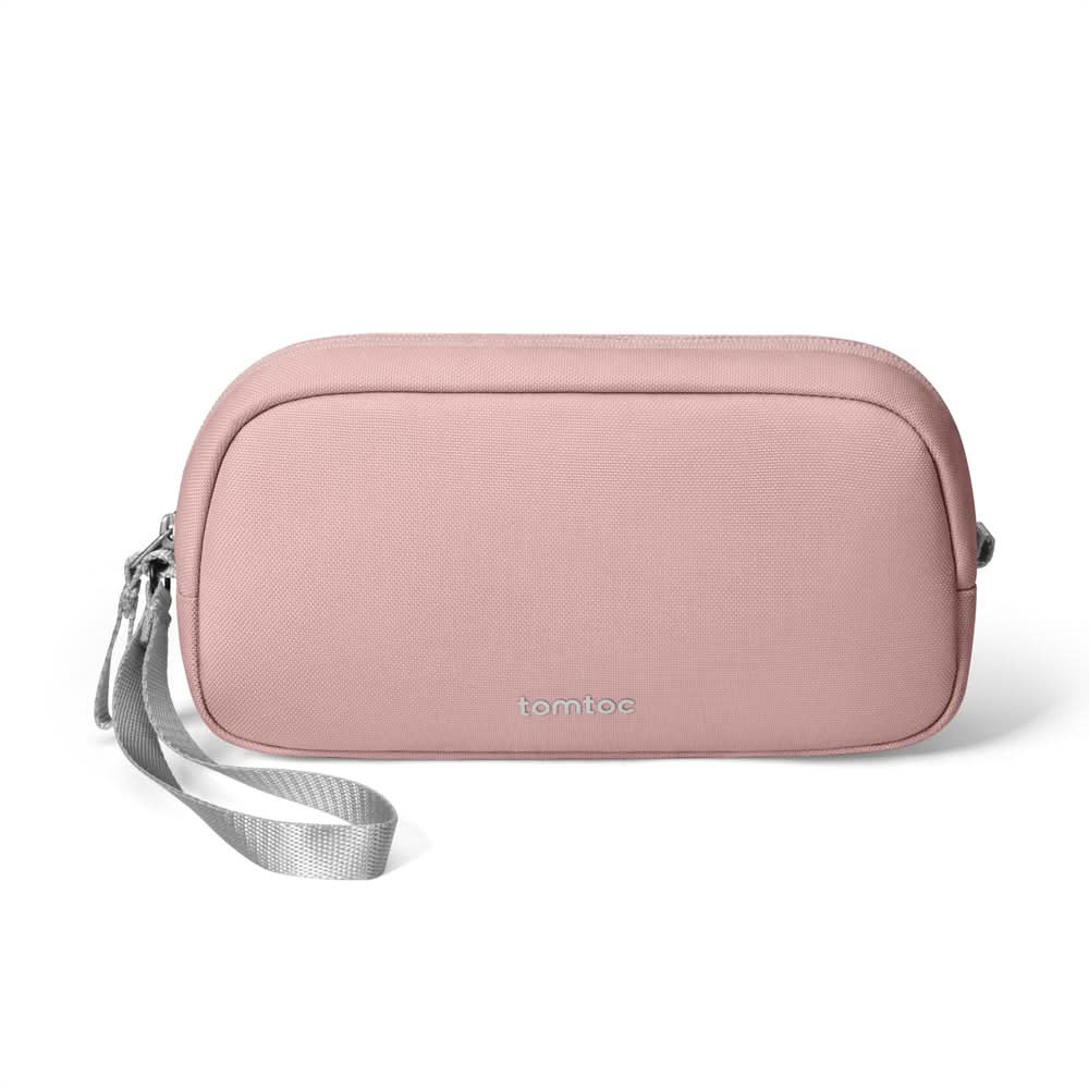 TOMTOC LIGHT-T12 ELECTRONIC ACCESSORY POUCH 1L-PINK