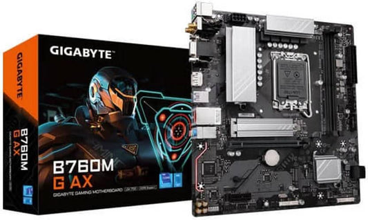 GIGABYTE B760M GAMING AX DDR5 MICRO ATX LGA1700 DDR5 MOTHERBOARD