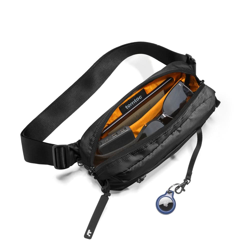 TOMTOC AVIATOR-T33 CHEST BAG 2.5L-BLACK