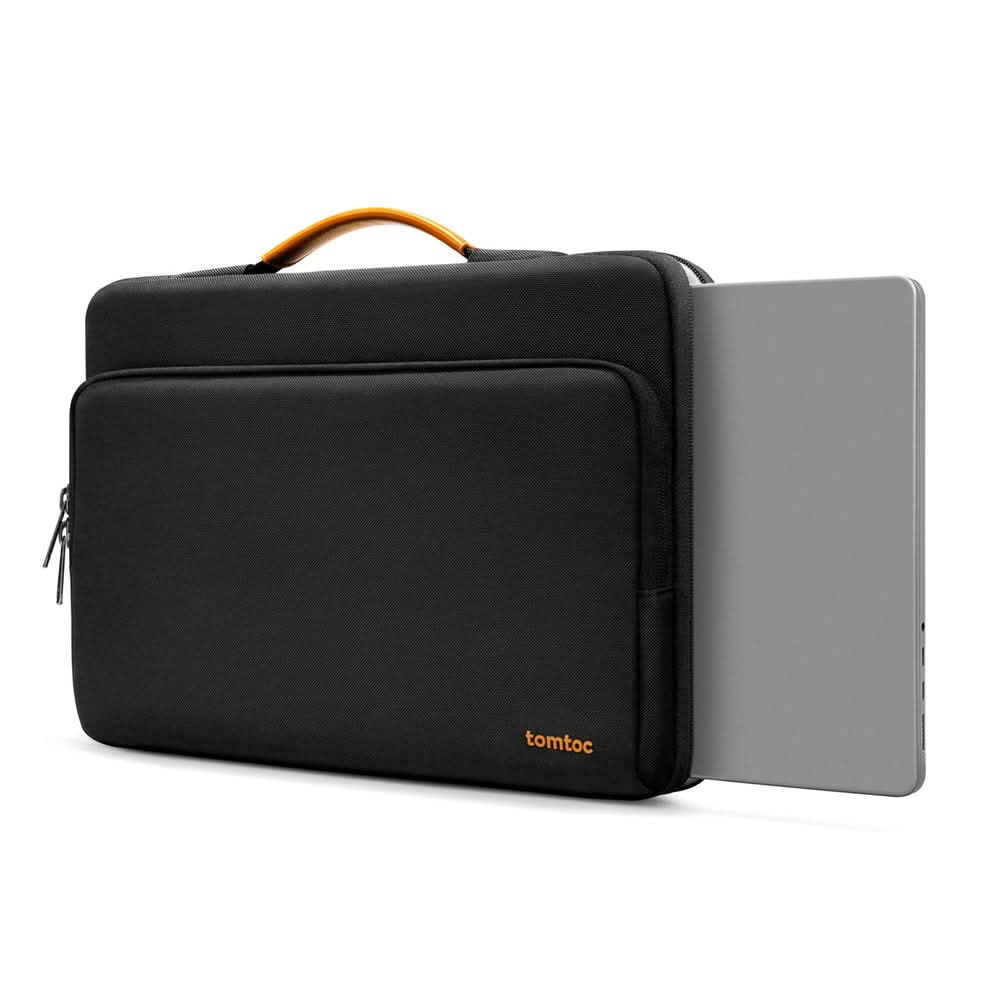 TOMTOC DEFENDER-A14 LAPTOP BRIEFCASE 15.6 INCH-BLACK