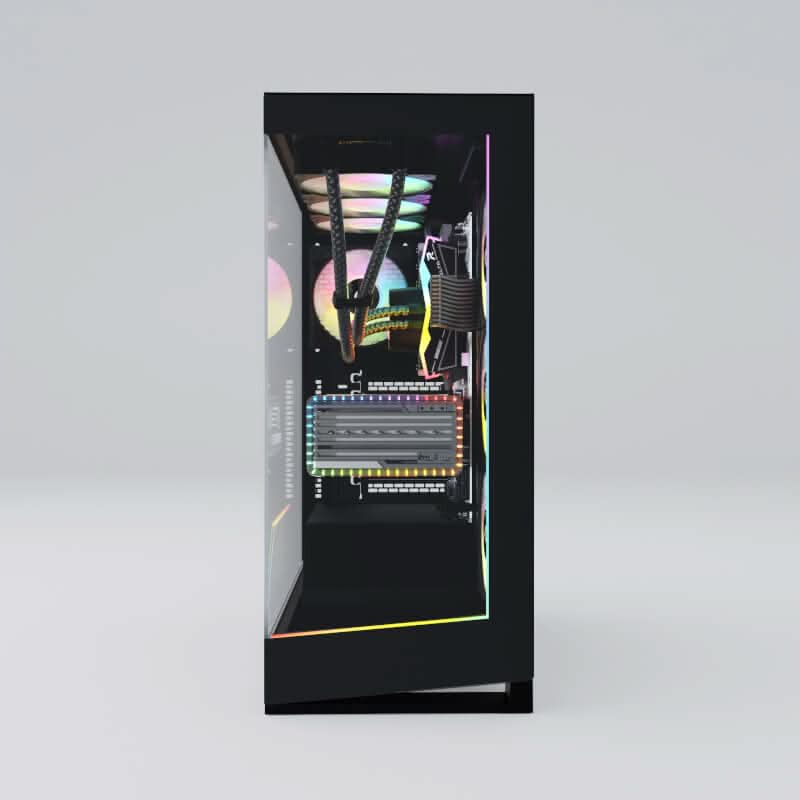 Cyber Power PC Infinity Ultra 730 High-Performance PC, AMD Ryzen 7 7800X, 32GB (2*16GB) DDR5, 1TB NVMe M.2 SSD, ZOTAC Gaming GeForce RTX 5070 Ti 16GB GDDR7, Win 11 Home