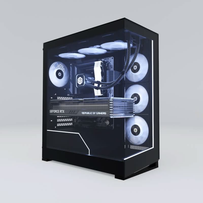 Cyber Power PC Infinity Ultra 730 High-Performance PC, AMD Ryzen 7 7800X, 32GB (2*16GB) DDR5, 1TB NVMe M.2 SSD, ZOTAC Gaming GeForce RTX 5070 Ti 16GB GDDR7, Win 11 Home
