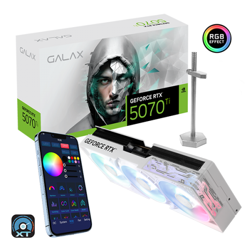 GALAX GEFORCE RTX 5070 TI 1-CLICK OC WHITE 16GB GDDR7 NVIDIA