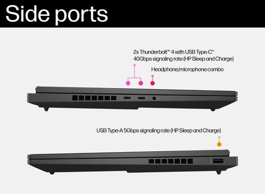 HP OMEN GAMING,13TH GEN INTEL CORE I7-13700HX, 8GB RTX 4070,16GB DDR5, 1TB SSD,16.1-INCH (40.9 CM), FHD, IPS, GAMING LAPTOP 165HZ, RGB BACKLIT KB, B&O (WIN 11, OFFICE 21, BLACK, 2.35 KG) WF0262TX