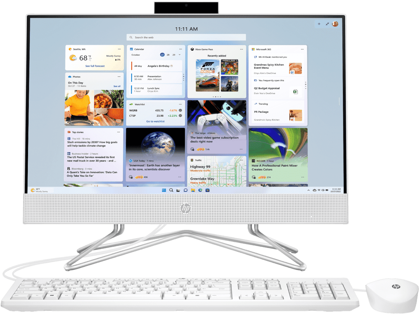 HP ALL-IN-ONE 22-DD0304IN BUNDLE PC