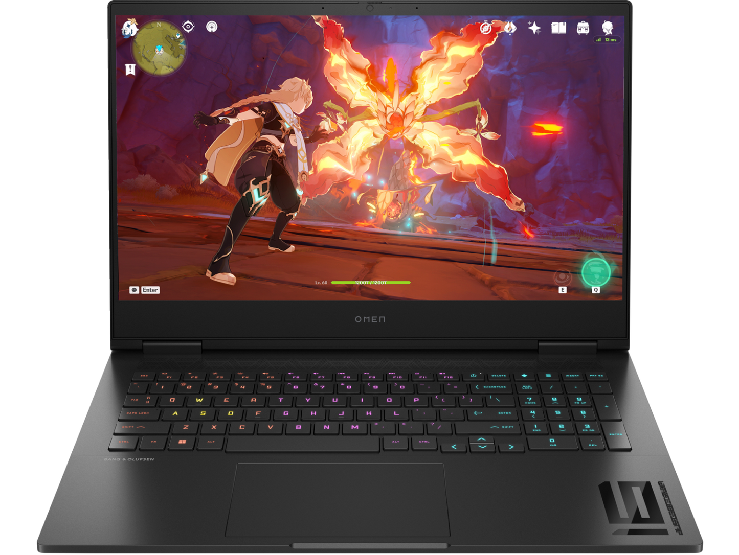 HP OMEN GAMING,13TH GEN INTEL CORE I7-13700HX, 8GB RTX 4070,16GB DDR5, 1TB SSD,16.1-INCH (40.9 CM), FHD, IPS, GAMING LAPTOP 165HZ, RGB BACKLIT KB, B&O (WIN 11, OFFICE 21, BLACK, 2.35 KG) WF0262TX