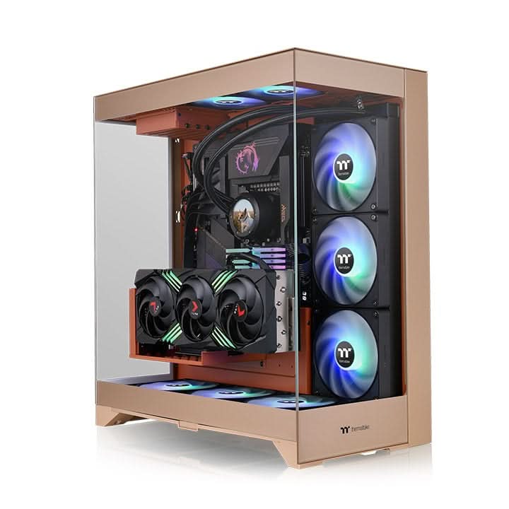 THERMALTAKE CTE E550 TG GRAVEL SAND MID TOWER ATX CABINET - (CA-1Z8-00MGWN-00)