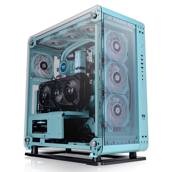 THERMALTAKE CORE P6 MID-TOWER ATX CABINET TORQOUISE
