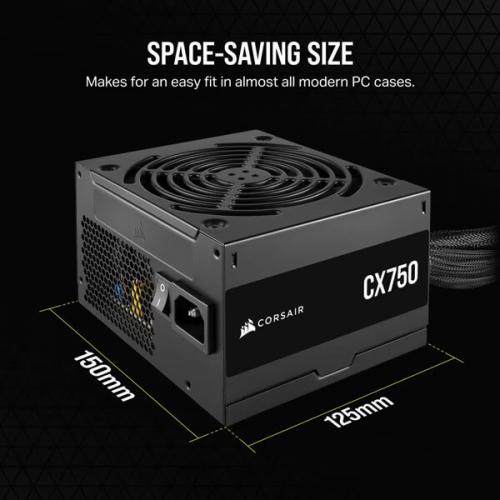 CORSAIR CX SERIES CX750 750 WATT 80 PLUS BRONZE CP-9020279-IN