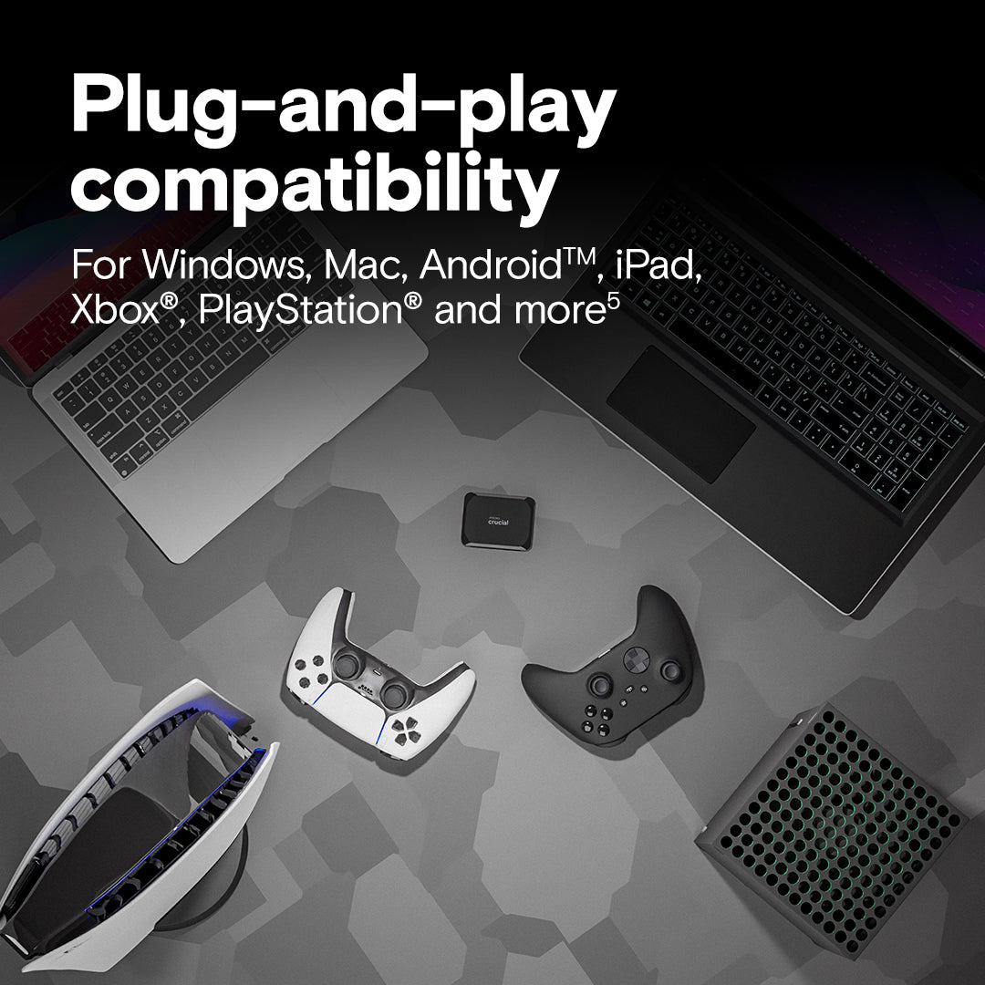 CRUCIAL X9 1TB PORTABLE SSD CT1000X9SSD9