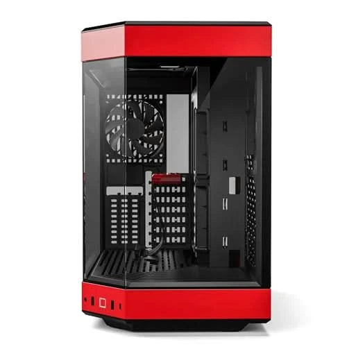 HYTE Y60 Red and Black E-ATX Mid Tower Case