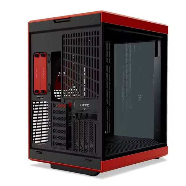 HYTE Y70 TOUCH INFINITE DUAL CHAMBER ATX MID-TOWER CABINET RED-BLACK (CS-HYTE-Y70TI-RB)