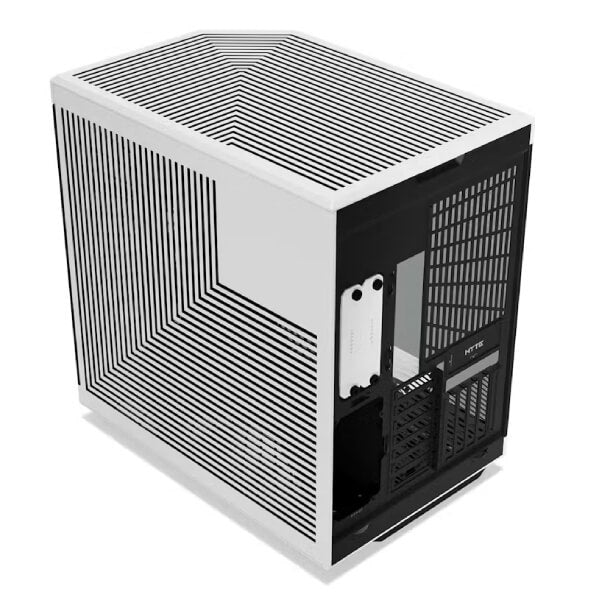 HYTE Y70 TOUCH INFINITE DUAL CHAMBER ATX MID-TOWER CABINET WHITE-BLACK (CS-HYTE-Y70TI-WB)