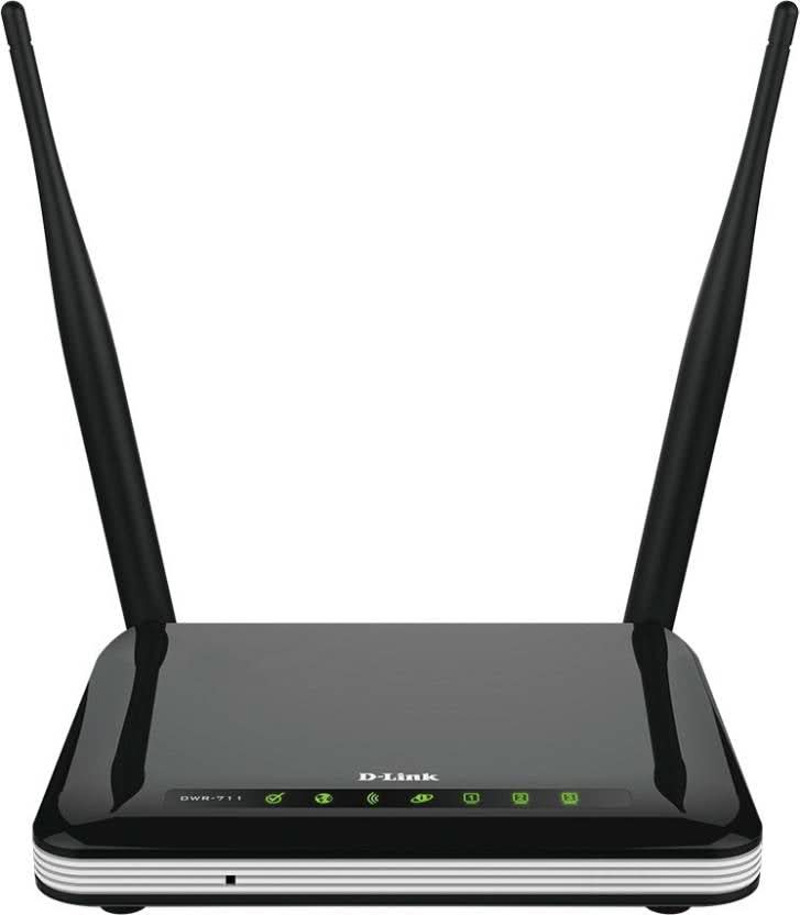 DLINK DWR711 300 MBPS ROUTER (BLACK, SINGLE BAND)