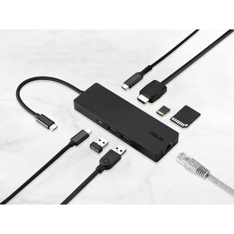 ASUS 8 in 1 USB-C Dock - DC210-8IN1-BLK