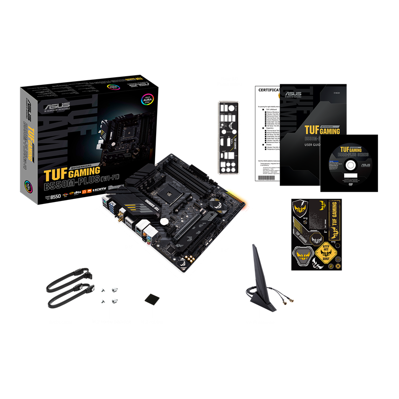 ASUS TUF GAMING B550M PLUS WIFI AMD AM4 MOTHERBOARD