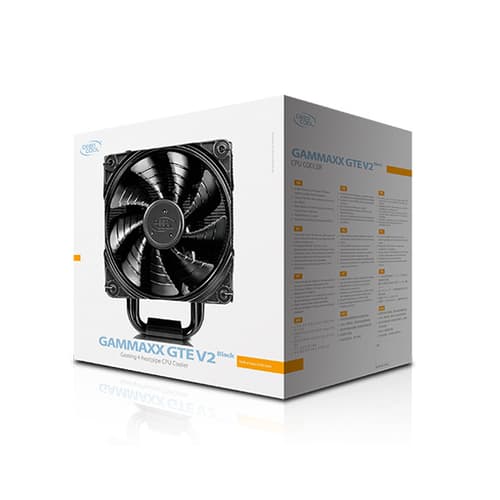 DEEPCOOL GAMMAXX GTE V2 BLACK 120MM CPU AIR COOLER (DP-MCH4-GMX-GTE-V2BK)