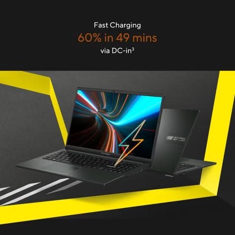 ASUS Vivobook Go 15, Student Laptop, AMD Ryzen 5 7520U (16GB/512GB/AMD Radeon Graphics/39.62 cms (15.6) FHD/Windows 11 Home/Office Home 2024 + M365 Basic (1 Year Validity) E1504FA-BQ2341WS