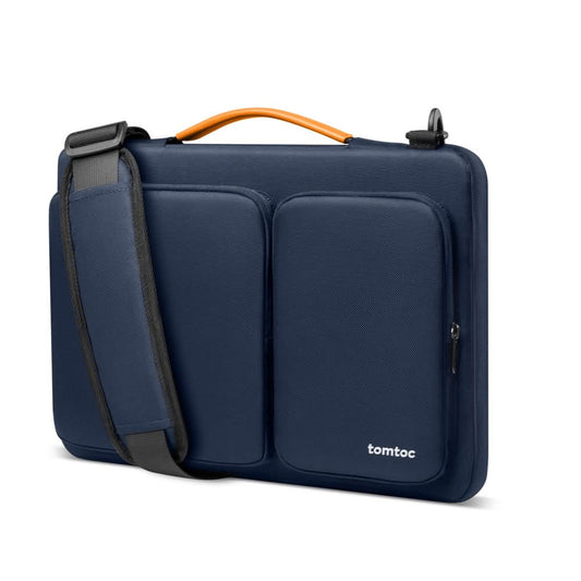 TOMTOC DEFENDER-A42 LAPTOP BRIEFCASE 15.6 INCH-NAVY BLUE