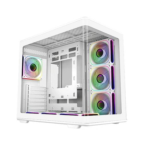 Cooler Master Elite 600 ARGB White Mid Tower Gaming Cabinet
