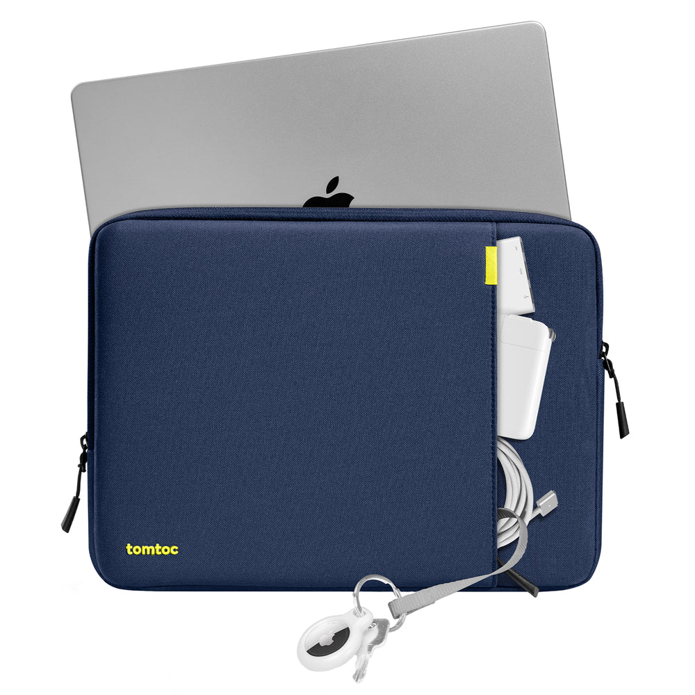 TOMTOC DEFENDER-A13 LAPTOP SLEEVE 13.5-14 INCH-NAVY BLUE