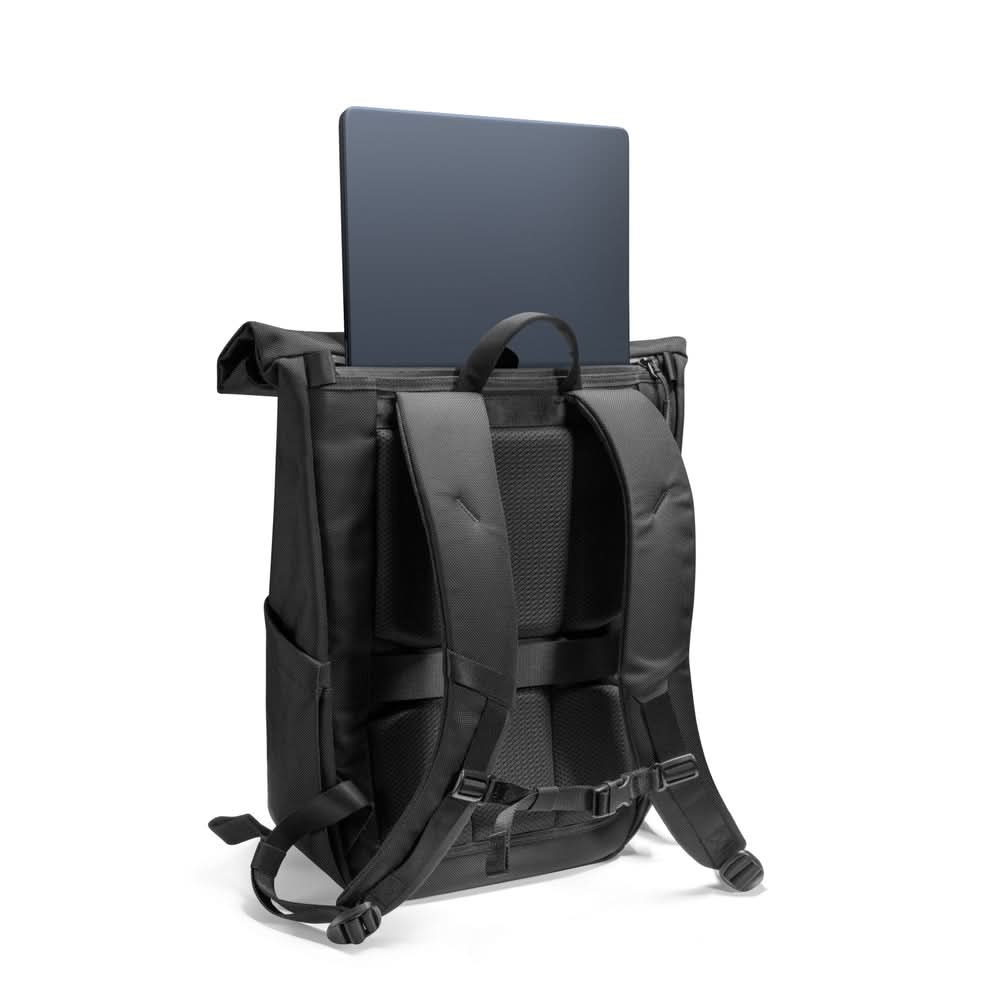 TOMTOC NAVIGATOR-T61 ROLLTOP BACKPACK 17.3 INCH/25L-30L-BLACK