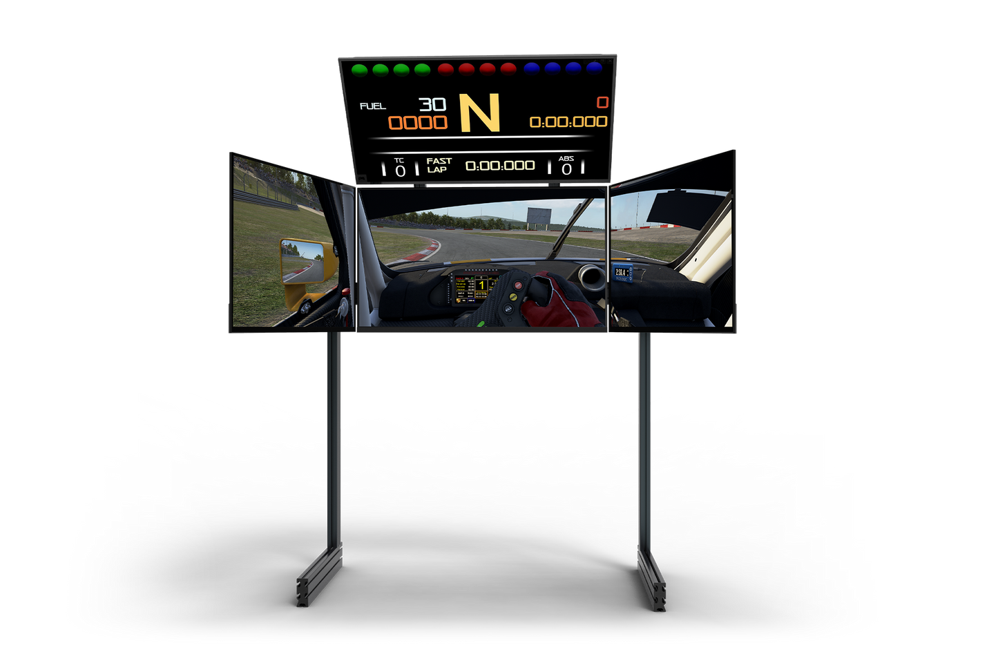 NEXT LEVEL RACING ELITE QUAD MONITOR STAND NLR-E008