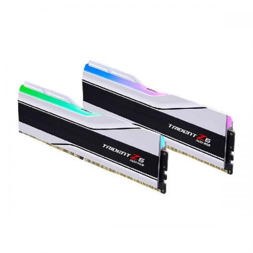 GSKILL TRIDENT Z5 NEO RGB 64GB (32GBX2) DDR5 6000MHZ DESKTOP RAM (WHITE) CL36