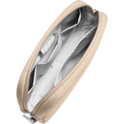 TOMTOC LIGHT-T12 ELECTRONIC ACCESSORY POUCH 1L-BEIGE