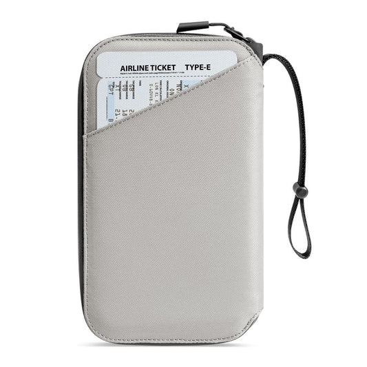 TOMTOC NAVIGATOR-T03 PASSPORT HOLDER-GRAY