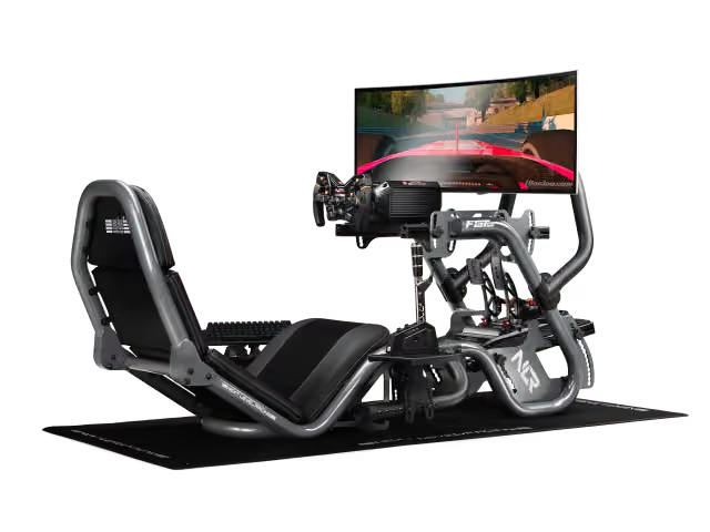 Next Level Racing F-GT Pro Formula and GT Racing Simulator Cockpit, Grey Edition NLR-R002