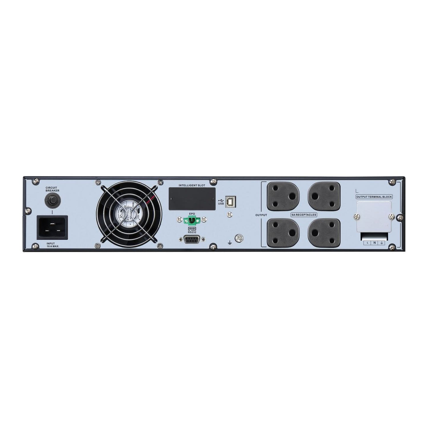 APC EASY UPS ON-LINE SRVL2KRI-IN - 2000VA/1800W |230V | 4 INDIA 3-PIN 6A + 1 HARD WIRE (1P+N+E) OUTLETS | LITHIUM-ION | RACK/TOWER 2U | INTELLIGENT CARD SLOT | VISUAL LCD AND AUDIBLE ALARMS | W/O RAIL KIT | 3 YEARS WARRANTY