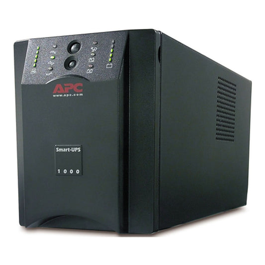 APC SMART-UPS SUA1000I-IN - 1000VA/ 670W | 230V | VISUAL LED AND AUDIBLE ALARMS | USER REPLACABLE BATTERY | ENERGY EFFICIENT | HIGH-EFFICIENCY LINE-INTERACTIVE UPS FOR SERVERS AND NETWORK EQUIPMENT | 1 YEAR WARRANTY