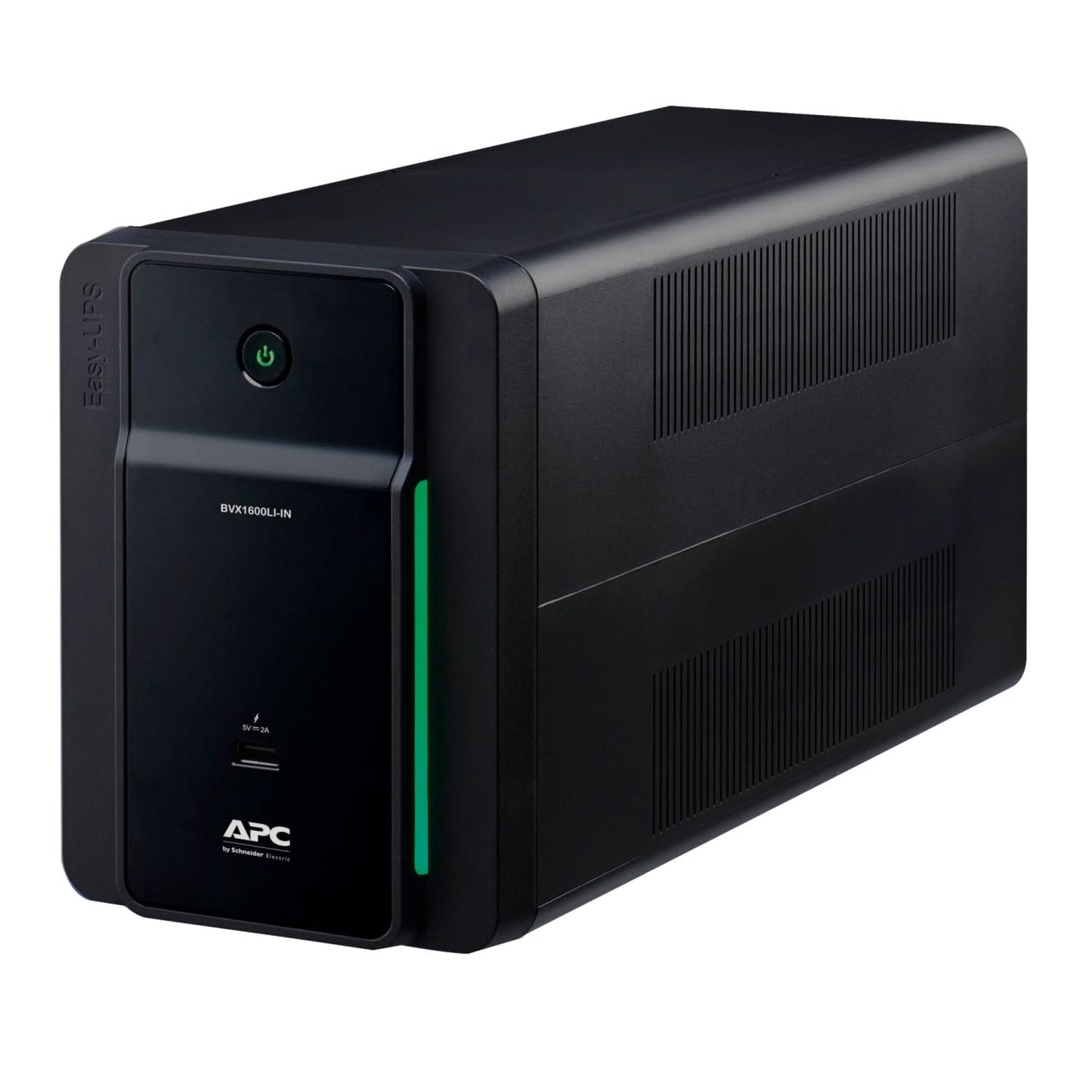 APC EASY UPS BVX1600LI-IN 1600VA/900W | 230V | 5 INDIA 3-PIN 6A OUTLETS | VISUAL LED AND AUDIBLE ALARMS | USER REPLACABLE BATTERY | 2 YEARS WARRANTY ON UPS & 1 YEAR WARRANTY ON BATTERY | AN IDEAL POWER BACKUP & PROTECTION FOR HOME OFFICE