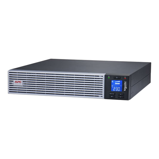 APC EASY UPS ON-LINE SRVL2KRI-IN - 2000VA/1800W |230V | 4 INDIA 3-PIN 6A + 1 HARD WIRE (1P+N+E) OUTLETS | LITHIUM-ION | RACK/TOWER 2U | INTELLIGENT CARD SLOT | VISUAL LCD AND AUDIBLE ALARMS | W/O RAIL KIT | 3 YEARS WARRANTY
