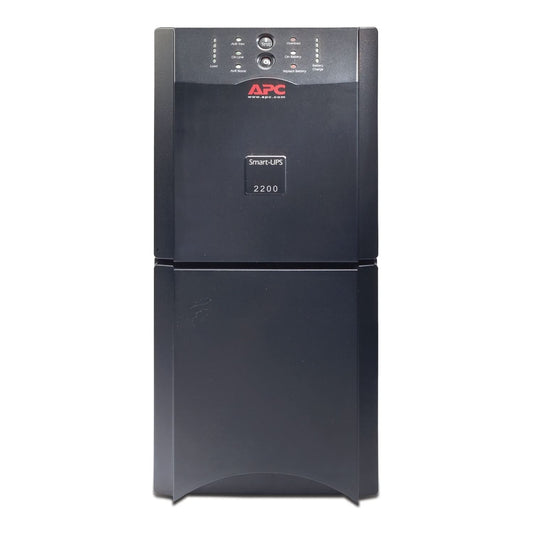 APC SMART-UPS SUA2200I-IND - 2200VA/ 1980W | 230V | 6 INDIA 3-PIN 6A OUTLETS | HIGH-CAPACITY UPS FOR ENTERPRISE POWER PROTECTION | AUTOMATIC VOLTAGE REGULATION | VISUAL LED AND AUDIBLE ALARMS | USER REPLACABLE BATTERY | ENERGY EFFICIENT |