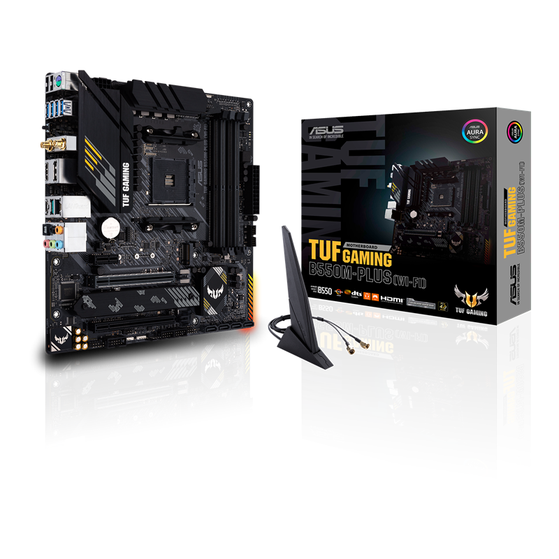 ASUS TUF GAMING B550M PLUS WIFI AMD AM4 MOTHERBOARD