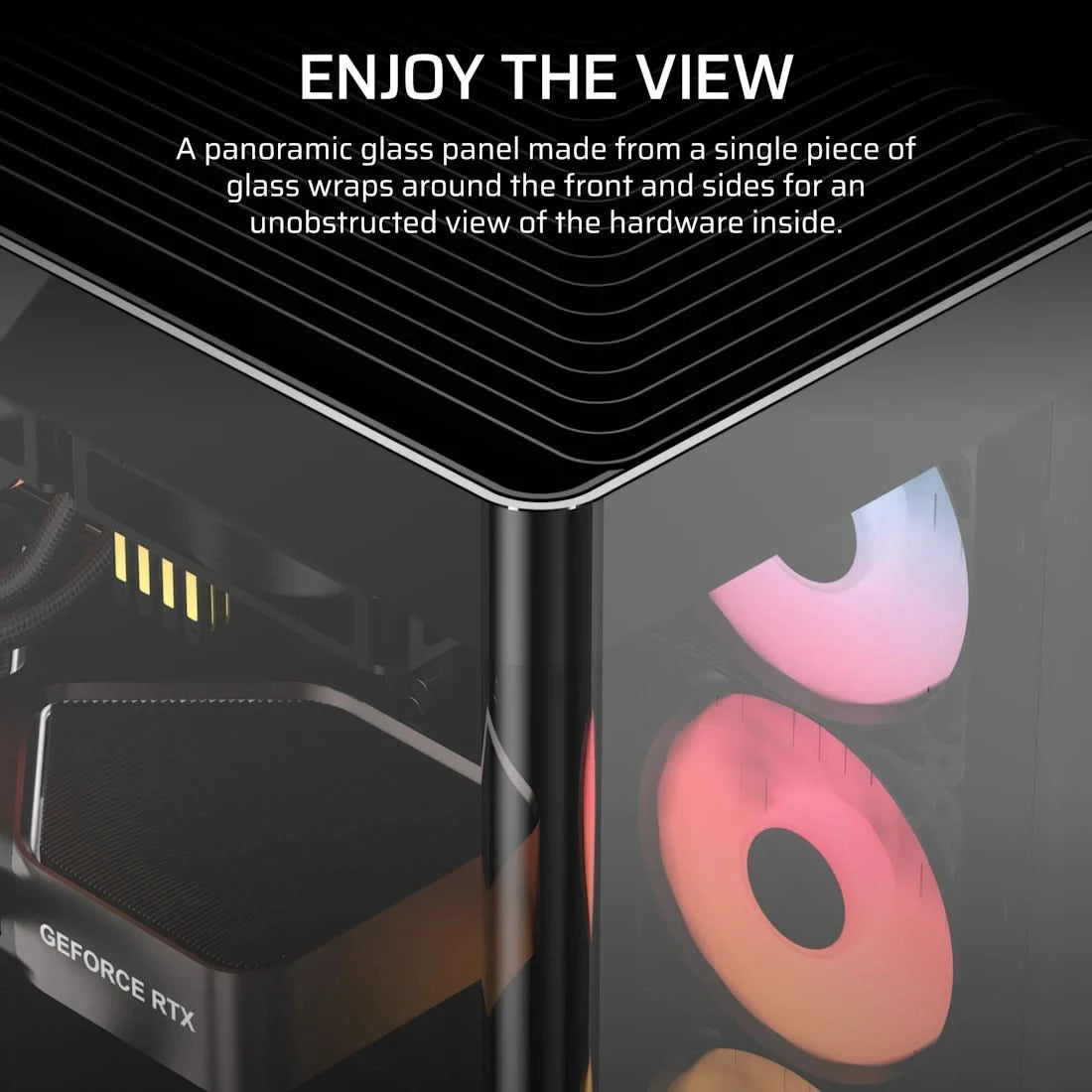 CORSAIR FRAME 4500X Panoramic Glass Mid-Tower PC Case