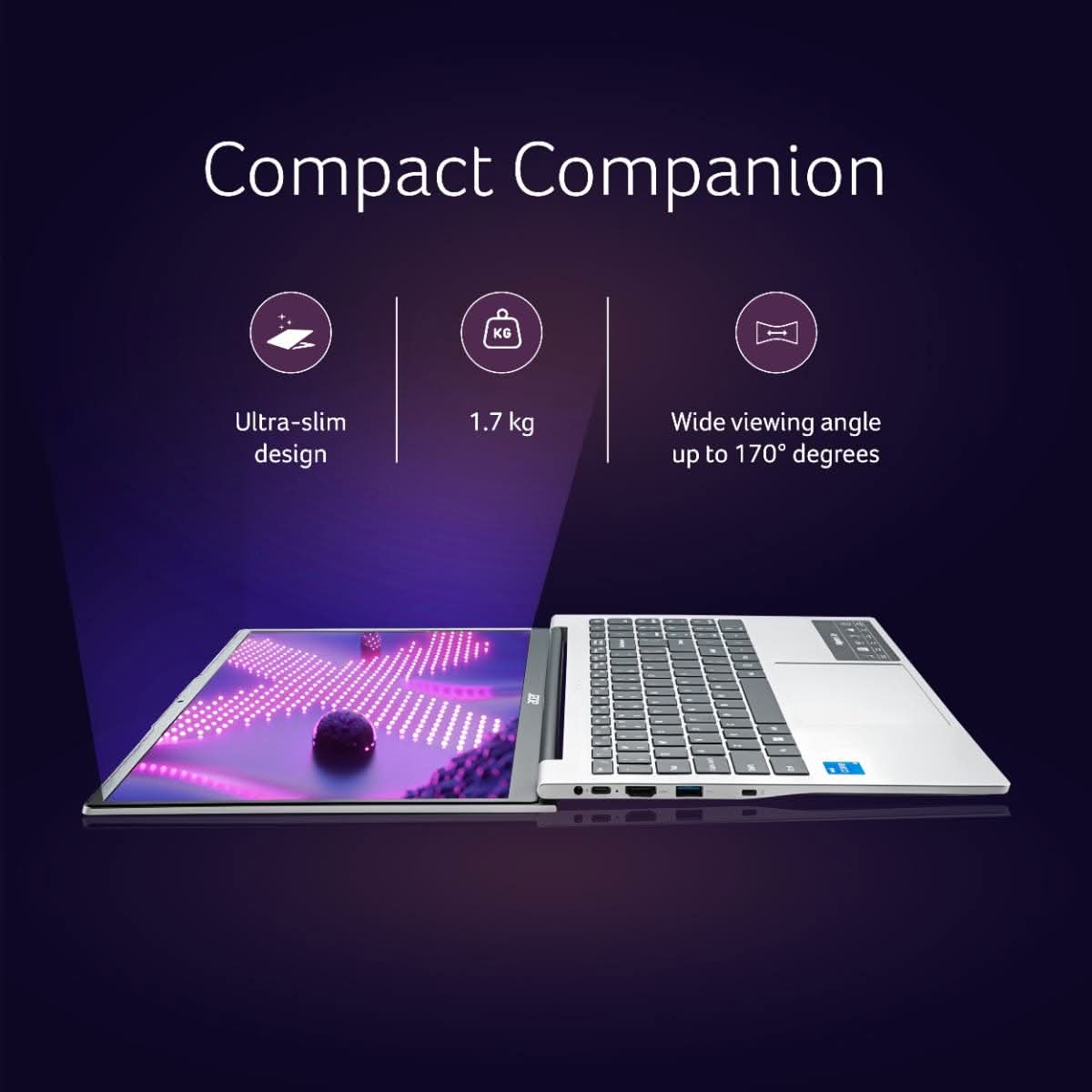 Acer Aspire Lite, Intel Core 5 processor 210H , 16 GB RAM, 512GB SSD, Full HD IPS, 15.6"/39.62 cm, Windows 11 Home, MS Office, Pure Silver, 1.70 kg, AL15-52H, Backlit keyboard, Thin and Light Laptop