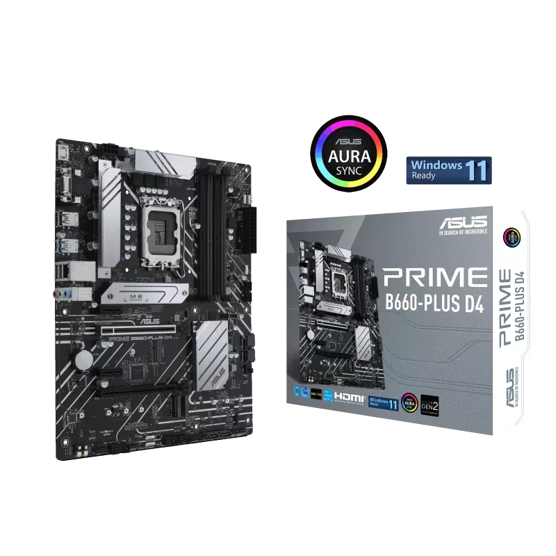 ASUS PRIME B660-PLUS DDR4 LGA1700 MOTHERBOARD