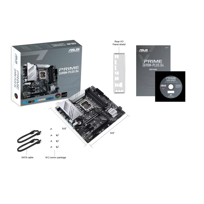 ASUS PRIME Z690M PLUS DDR4 INTEL LGA1700 MOTHERBOARD