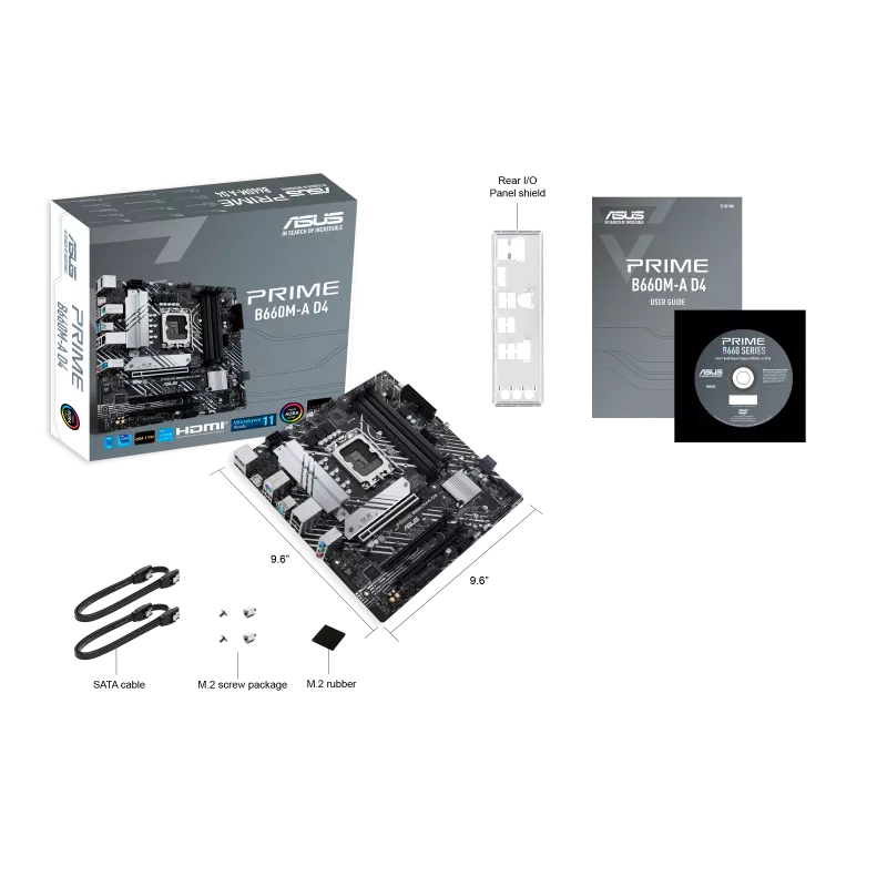 ASUS PRIME B660M-A DDR4 INTEL LGA1700 MOTHERBOARD