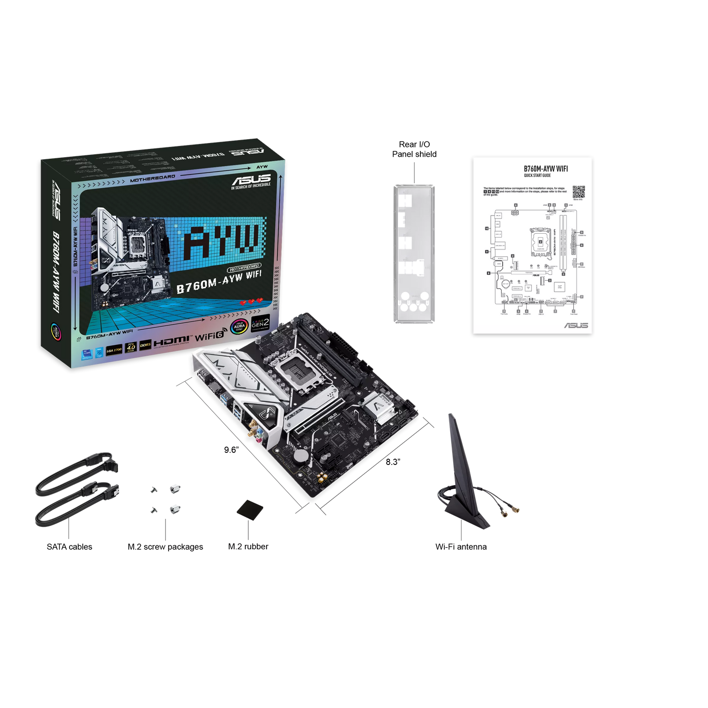 ASUS B760M-AYW WIFI MOTHERBOARD