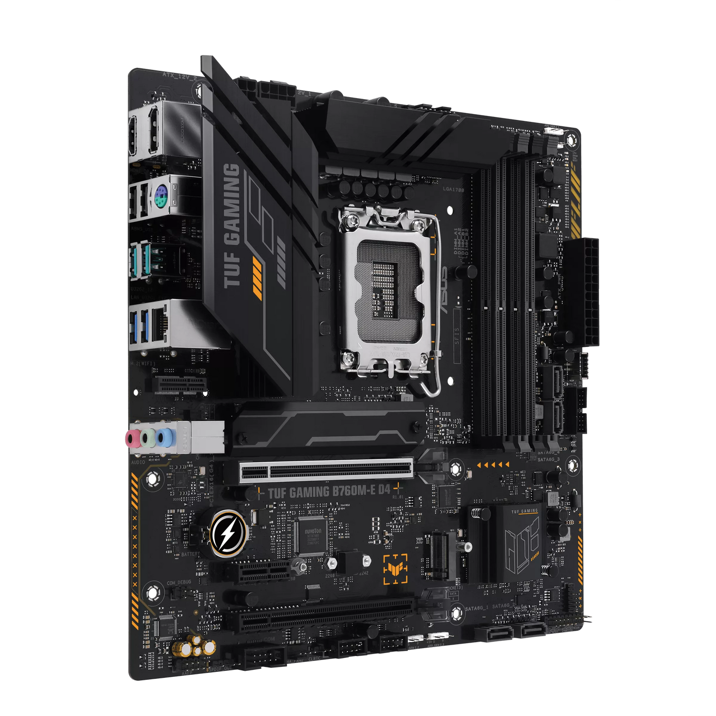 ASUS TUF GAMING B760M-E D4 DDR4 MOTHERBOARD