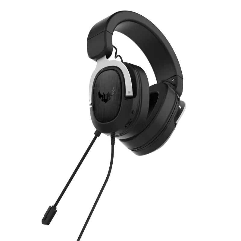 ASUS TUF Gaming H3 Headset for PC, PS4, Xbox One and Nintendo Switch, Silver